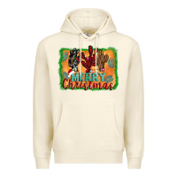 Sandshell merry christmas cactus Premium Hoodie - AdoDesignShop