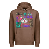 Chestnut nurse nurse nurse with nurse element Premium Hoodie - AdoDesignShop