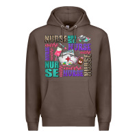Coffee nurse nurse nurse with nurse element Premium Hoodie - AdoDesignShop