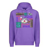 Purple nurse nurse nurse with nurse element Premium Hoodie - AdoDesignShop