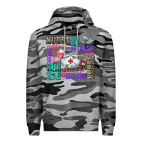 Slate Camo nurse nurse nurse with nurse element Premium Hoodie - AdoDesignShop