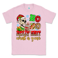 Bubblegum Pink ho ho holy shit what a year Classic Tee - MaliasSmallBusiness