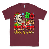 Burgundy ho ho holy shit what a year Classic Tee - MaliasSmallBusiness