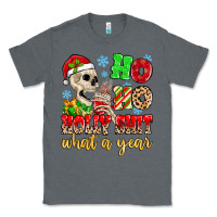 Charcoal Heather ho ho holy shit what a year Classic Tee - MaliasSmallBusiness
