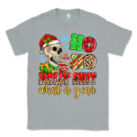 Heather Grey ho ho holy shit what a year Classic Tee - MaliasSmallBusiness