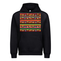 Black Christmas lights serape Urban Hoodie - BarkalooDesign