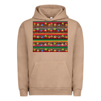 Pigment Burro Christmas lights serape Urban Hoodie - BarkalooDesign
