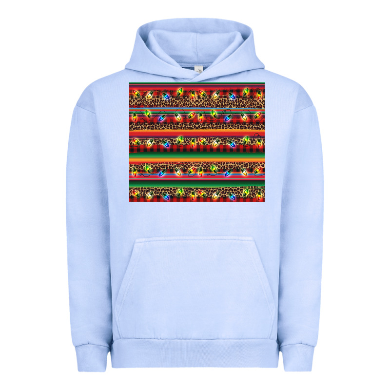 Christmas Lights Serape Urban Hoodie by BarkalooDesign | Teevron