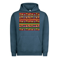 Pigment Midnight Navy Christmas lights serape Urban Hoodie - BarkalooDesign