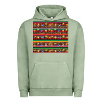 Pigment Oil Green Christmas lights serape Urban Hoodie - BarkalooDesign