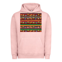Pigment Salmon Christmas lights serape Urban Hoodie - BarkalooDesign