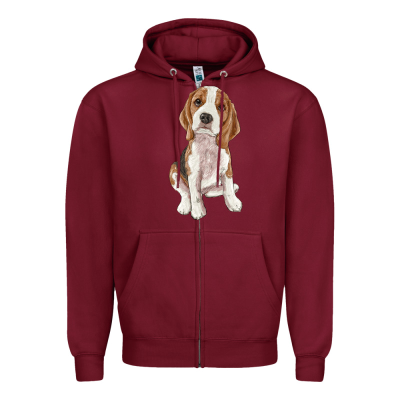 Beagle Zipper Hoodie by RanaPortraitStore | Teevron