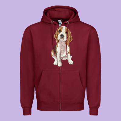 Zipper Hoodie beagle