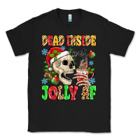 Black dead inside but jolly af Classic Tee - MaliasSmallBusiness
