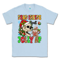 Dusty Blue dead inside but jolly af Classic Tee - MaliasSmallBusiness