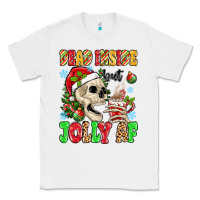 White dead inside but jolly af Classic Tee - MaliasSmallBusiness