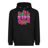 Black mama leopard background Heavyweight Hoodie - texasbilliewilder