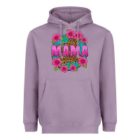 Lavender mama leopard background Heavyweight Hoodie - texasbilliewilder