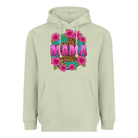 Matcha mama leopard background Heavyweight Hoodie - texasbilliewilder
