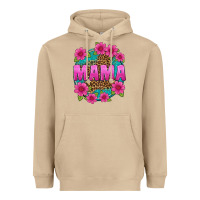 Mushroom mama leopard background Heavyweight Hoodie - texasbilliewilder