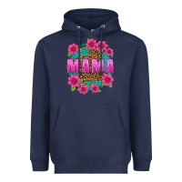 Mama Leopard Background Heavyweight Hoodie | Teevron