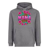 Storm mama leopard background Heavyweight Hoodie - texasbilliewilder