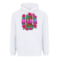 White mama leopard background Heavyweight Hoodie - texasbilliewilder