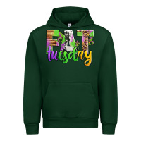 Forest Green fat tuesday mardi gras Urban Hoodie - Jasminsmagicworld