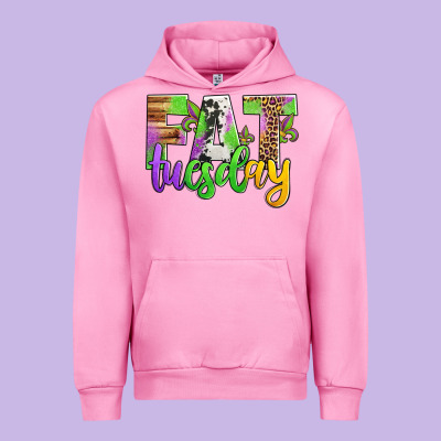 Fat Tuesday Mardi Gras Urban Hoodie Designed By Jasminsmagicworld