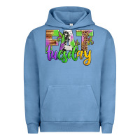 Pigment Pebble Blue fat tuesday mardi gras Urban Hoodie - Jasminsmagicworld