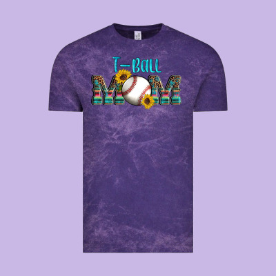 Sport T Ball Mom Vintage Tee Designed By Artiststas
