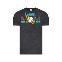 Vintage Black sport t ball mom Vintage Tee - Artiststas