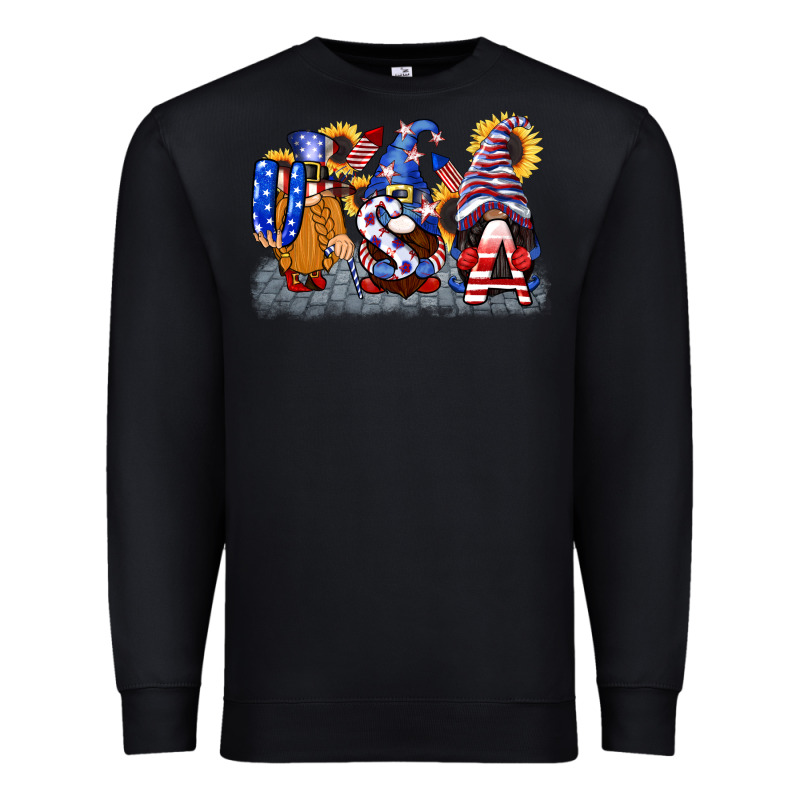 Usa 4th Of July Gnomes  4th Of July Premium Sweatshirt by CowGirlArtShop | Teevron