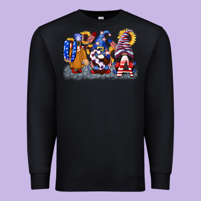 Usa 4th Of July Gnomes  4th Of July Premium Sweatshirt Designed By Cowgirlartshop