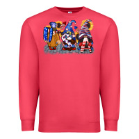 Cardinal USA 4th of July gnomes  4th of july Premium Sweatshirt - CowGirlArtShop