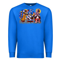 True Royal USA 4th of July gnomes  4th of july Premium Sweatshirt - CowGirlArtShop