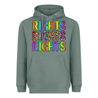 Sage rights rights rights (pride) Heavyweight Hoodie - Zillion Design Studio