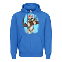 True Royal baby sloth Zipper Hoodie - RanaPortraitStore