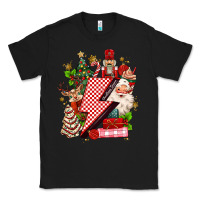 Black christmas season lightning bolt Classic Tee - MaliasSmallBusiness
