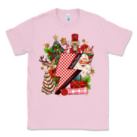Bubblegum Pink christmas season lightning bolt Classic Tee - MaliasSmallBusiness