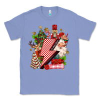 Colony Blue christmas season lightning bolt Classic Tee - MaliasSmallBusiness