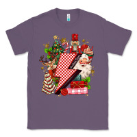 Lavender christmas season lightning bolt Classic Tee - MaliasSmallBusiness