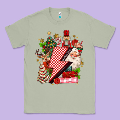 Classic Tee christmas season lightning bolt