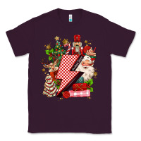 Plum christmas season lightning bolt Classic Tee - MaliasSmallBusiness