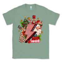 Sage christmas season lightning bolt Classic Tee - MaliasSmallBusiness