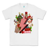 White christmas season lightning bolt Classic Tee - MaliasSmallBusiness