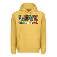 Antique Gold love mexicana revise Premium Hoodie - AdoDesignShop