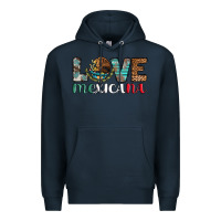 Navy love mexicana revise Premium Hoodie - AdoDesignShop