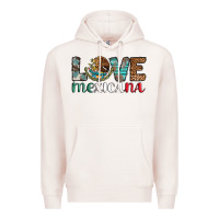 Pale Pink love mexicana revise Premium Hoodie - AdoDesignShop