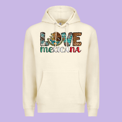 Love Mexicana Revise Premium Hoodie Designed By Adodesignshop